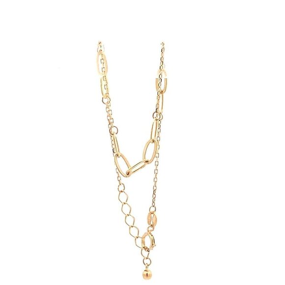 18K Yellow Gold Bracelet Paperclip 6 inches plus 1 inch extension 1.39 grams - Picture 13 of 13